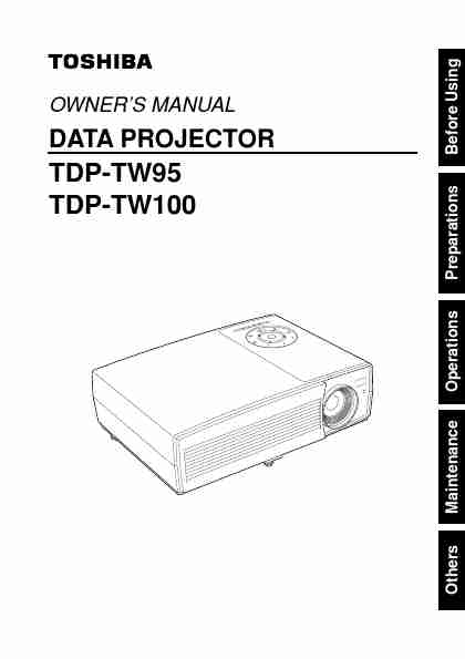 Toshiba Projector TDP-TW95-page_pdf